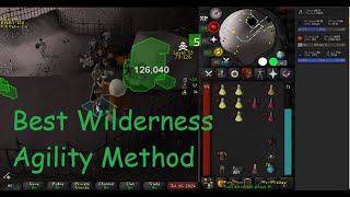 OSRS Wilderness Agility Course 60k XPHour  23M GP Low Risk Method  shorts [upl. by Fleisig]