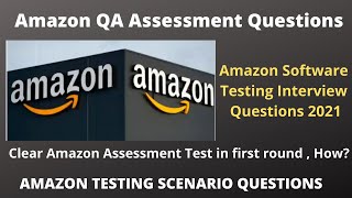 Amazon QA Assessment Question Amazon Behavioural Testing Questions  Amazon 2021 Questions [upl. by Lexy863]