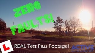 Real Footage A Perfect Clean Sheet Driving Test in Ashford [upl. by Yboc]