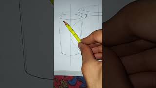 How to draw a pot drawing youtubeshorts drawing creatyhands art [upl. by Fonzie]