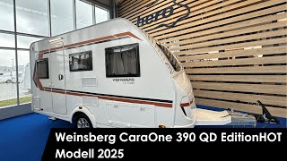 Weinsberg CaraOne 390 QD EDITION HOT Modell 2025 [upl. by Lapointe465]