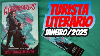 Turista Literário box janeiro2023 quotGearbreakers  Matadores de Robôsquot unboxing [upl. by Leahplar]