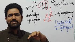 Addition of hydrogen cyanide to carbonyl group [upl. by Urd]