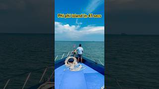 Phi phi island in 41 secs eatnexplore explore shorts trending thailand beaches [upl. by Ffirahs]