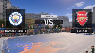 EA FC 24  Manchester City vs Arsenal  Street Football  PC Gameplay HD [upl. by Yttig]