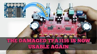 how to fix a broken tpa3116d2 amplifier [upl. by Kort]