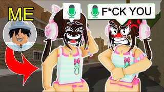 STEALING Peoples Outfits In Roblox Da Hood VOICE CHAT [upl. by Neetsyrk232]