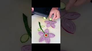 carving skills asmr decoration flowers foodnature music song hind hindisong [upl. by Orelle]