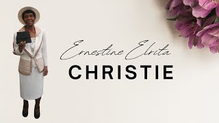 Ernestine Christie  Thanksgiving Service [upl. by Yorke]