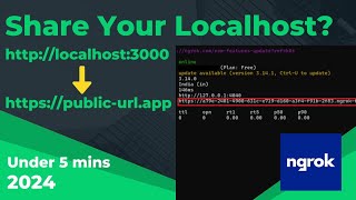 Share your Localhost  Install NGROK  Windows 1110  2024 [upl. by Einohtna564]