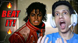 First Time Listening to Michael Jackson  Beat It Official Video  Reaction  michaeljackson [upl. by Aerdnwahs11]