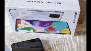 Samsung Galaxy A41  First impressions  Unboxing 61quot Smartphone [upl. by Ahtaga]