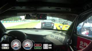 Onboard Darryl OYoung 97 BAIC Senova 6 Car Battle  2017 CTCC [upl. by Phelgen]