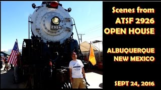 HD ATSF 2926 Open House Albuquerque Sept 24 2016 [upl. by Vivia862]