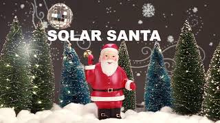 Kikkerland Design  Solar Santa [upl. by Partridge958]