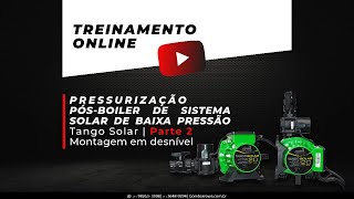 Pressurização pósboiler de sistema solar de baixa pressão [upl. by Eitirahc]