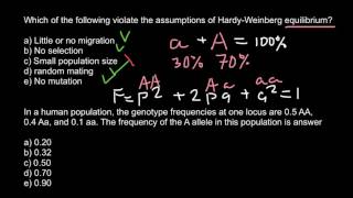 Population genetics questions and answers [upl. by Leind]