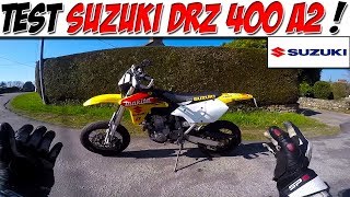 Moto Vlog 79  TEST SUZUKI DRZ 400  PERMIS A2 [upl. by Ytinirt]