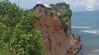 Olón en alerta por erosión en el cerro del mirador [upl. by Tnafni]