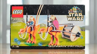 LEGO Star Wars 7115 GUNGAN PATROL Review 2000 [upl. by Aikat932]