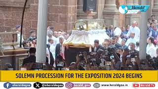 Solemn Procession for the Exposition 2024 begins [upl. by Werner]