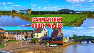 Travel  Beautiful Carmarthen South Wales UK [upl. by Yllen]