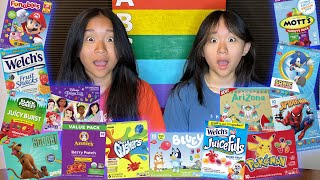 We TIER RANKED 14 Flavors of Fruit Snacks  Janet and Kate [upl. by Alberic]