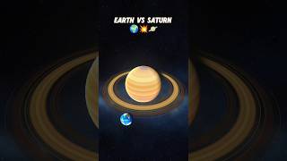 What Happens When Earth Hits Saturn JawDropping Collision space earth saturn shorts [upl. by Kostman920]