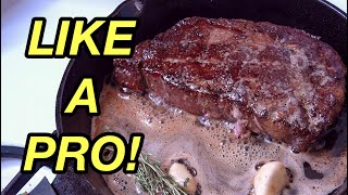 🥩 How to Reverse Sear a Steak From Oven to Stovetop Easy amp Foolproof Ribeye Steak Recipe [upl. by Aerdnaeel]