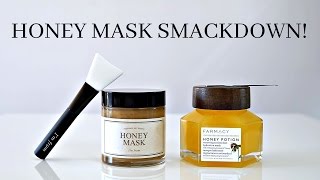 Honey Masks Smackdown  Farmacy Honey Potion amp Im From Honey Mask [upl. by Aihseyk468]