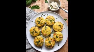 AMAZING Italian Frittata Muffins [upl. by Nodnarb596]