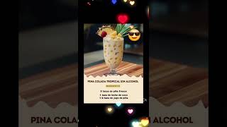 Receta Piña Colada Sin Alcohol [upl. by Dearr931]