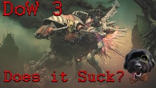 DAWN of WAR III Deploy the IMPERIAL KNIGHT  Space Marines 1v1 Gameplay Beta [upl. by Artenek698]