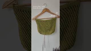 Only one skein 🌿🤍 knitting limeskirt knit [upl. by Talia]