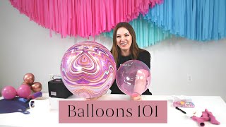 Balloons 101  The Basics of Balloon Art [upl. by Nilram]