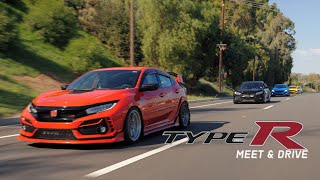 All Honda Civic Type R Meet amp Drive [upl. by Trevlac]