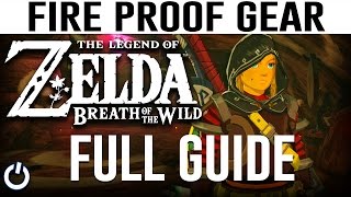 HOW TO GET FIRE PROOF GEAR  Zelda Breath of the Wild  Free Flamebreaker FULL GUIDE [upl. by Richmal883]