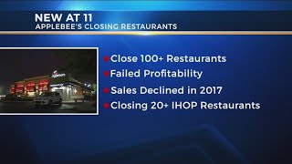 Applebees closing more than 100 restaurants [upl. by Aneerhs]