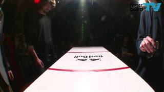 fingerboardTV  Battle At The Harrics  Dmitri Schlotthauer vs Daniel Zeise [upl. by Gardal]