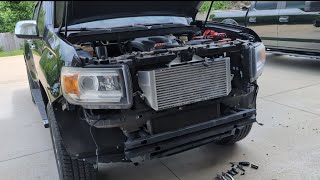 28 Duramax CX Racing intercooler install [upl. by Schultz]