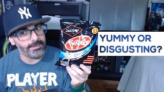 American Tries Jacobs Twiglets Original for the FIRST TIME [upl. by Myrtia668]