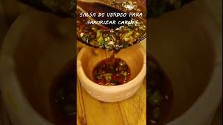 SALSA DE VERDEO PARA SABORIZAR CARNES patagonaencasa shortvideo salsas recetas recetasfaciles [upl. by Avla612]