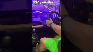 WRC generations Ford Puma Rally Car wrcgenerations rallycar logitechg923 simracing simracer [upl. by Maurreen]