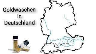 Goldwaschen in Deutschland  Welche Flüsse führen Gold [upl. by Trevar]