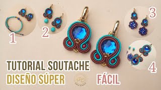 TUTORIAL SOUTACHE PARA PRINCIPIANTES ✨ Diseño Súper Fácil y Versátil 💎 [upl. by Rodrigo]