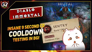 Testing 9 Second Sentry Cooldown In Battleground  Its Insane  Diablo Immortal [upl. by Child505]