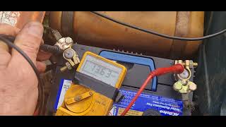 Kubota B6100 battery charging issue [upl. by Nirtiak]