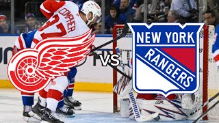 Detroit Red Wings 25 VS New York Rangers 9 101424 [upl. by Cristy]