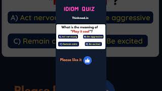 What is the meaning of quotPlay it coolquot thinkmad fun quiz viral challenge [upl. by Vernita]