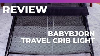 BabyBjorn Travel Crib Light Review Is It Worth It Best Features Drawbacks amp More [upl. by Hassadah]